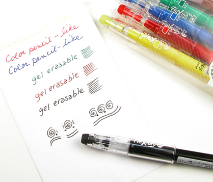 Pilot Frixion Color-Pencil-Like Erasable Gel Ink Pen