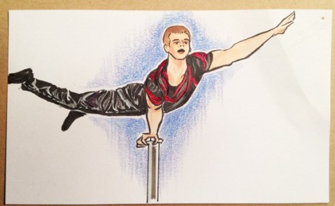 Drawing from Cirque Du Soliel “Totem” 2012