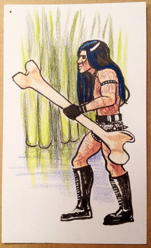 Drawing from Cirque Du Soliel “Totem” 2012